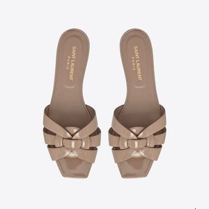 Saint Laurent Tribute Flat Mules